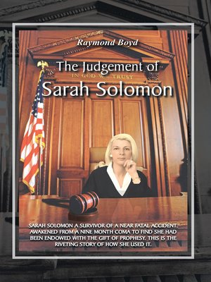 cover image of The Judgement of Sarah Solomon